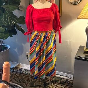 Vintage stripped skirt Century Boston